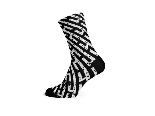 SOX FOOTWEAR Geo Crew Style Premium Cycling Sock click to zoom image