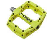 TAG METALS T3 Nylon Flat Pedals with Sealed Bearings  Yellow  click to zoom image