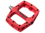 TAG METALS T3 Nylon Flat Pedals with Sealed Bearings  Red  click to zoom image