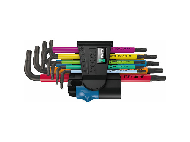 WERA TOOLS 967/9 TX XL HF Multicolour Hex Key Set 9pcs click to zoom image