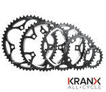 KRANX CYCLE PRODUCTS 94BCD Alloy CNC Narrow-Wide Chainring in Black 