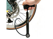 KRANX CYCLE PRODUCTS Anemos MTB/Trekking Alloy Mini Pump With Gauge in Black click to zoom image