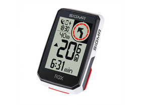 SIGMA ROX 2.0 GPS Cycle Computer (White) Top-Mount Set