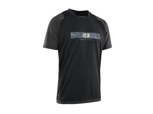 ION CLOTHING Bike Tee Scrub AMP Short Sleeve in Black click to zoom image