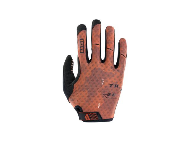 ION CLOTHING Traze Long Finger Unisex Gloves in Crimson Earth click to zoom image
