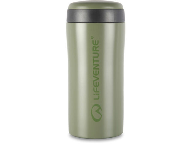 Lifeventure Thermal Mug Matt Khaki click to zoom image