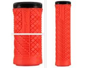 LIZARD SKINS Charger Evo Single Clamp Lock on Grip  Fire Red  click to zoom image