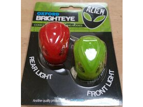 OXFORD Brighteye Alien LED front and rear lightset Green and red