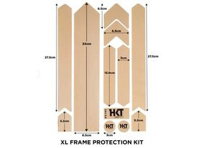 HKT XL Frame Protection kit Clear 12 Piece