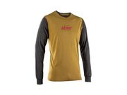Leatt Long Sleeve Tech T-shirt 2026: Brass Brown 