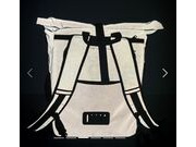 VISTELLA Lantern 2 in 1 Backpack Pannier in Silver click to zoom image