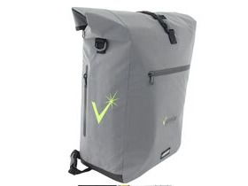 VISTELLA Lantern 2 in 1 Backpack Pannier in Silver