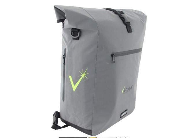 VISTELLA Lantern 2 in 1 Backpack Pannier in Silver click to zoom image