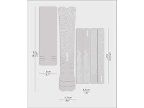 DYEDBRO Frame Protection - Clear - e-Bike / Gloss / White