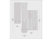 DYEDBRO Frame Protection - Clear - e-Bike / Gloss / White 