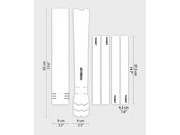 DYEDBRO Frame Protection - Clear - MTB / Gloss / Black 