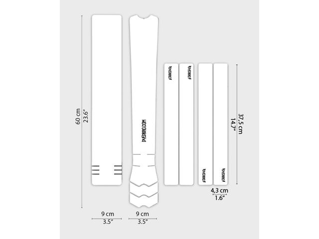 DYEDBRO Frame Protection - Clear - MTB / Matte / Black click to zoom image