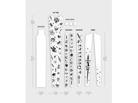 DYEDBRO Frame Protection - Old School Tattoo - Black