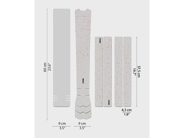 DYEDBRO Frame Protection - Speckled - Gloss / Red click to zoom image