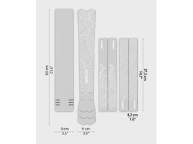 DYEDBRO Frame Protection - Stay Free - MTB / White