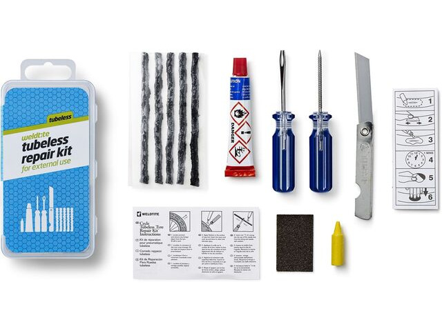 WELDTITE External Tubeless Tyre Puncture Repair kit click to zoom image