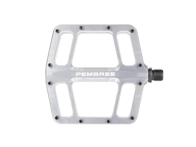 Pembree D3A Flat Pedal Large Silver click to zoom image