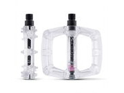 DMR V6 Plastic Pedal - Cro-Mo Axle - Clear 