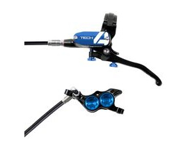 HOPE Tech 4 E4 in black-blue with normal hose