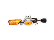HOPE Dropper Post Lever Silver - Orange 