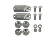 HOPE Tech 4 E4 Custom Kit - Pair - Silver 