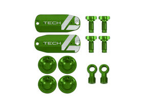 HOPE Tech 4 E4 Custom Kit - Pair - Green
