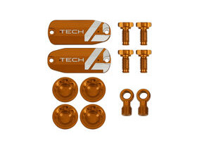 HOPE Tech 4 E4 Custom Kit - Pair - Orange