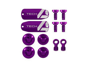 HOPE Tech 4 V4 Custom Kit - Pair - Purple