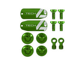 HOPE Tech 4 V4 Custom Kit - Pair - Green