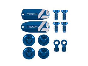 HOPE Tech 4 V4 Custom Kit - Pair - Blue
