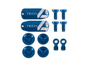 HOPE Tech 4 V4 Custom Kit - Pair - Blue 