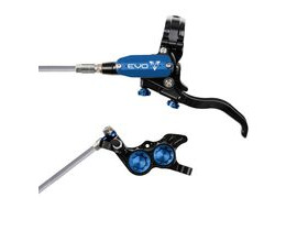 HOPE Evo GR4 Black - Blue Braided Hose