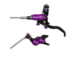 HOPE Evo GR4 Black - Purple Braided Hose
