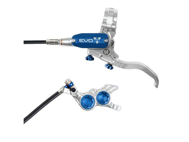 HOPE Evo GR4 Silver - Blue Normal Hose click to zoom image