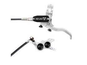 HOPE Evo GR4 Silver - Black Normal Hose