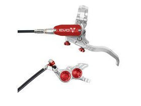 HOPE Evo GR4 Silver - Red Normal Hose