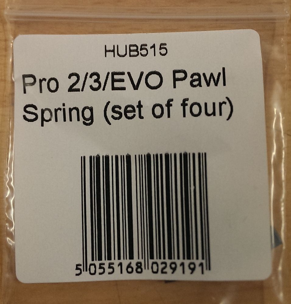 Hope HUB516S Hub Pawl Set – Pro 2 / 3 / EVO, 4 Pawls + Springs