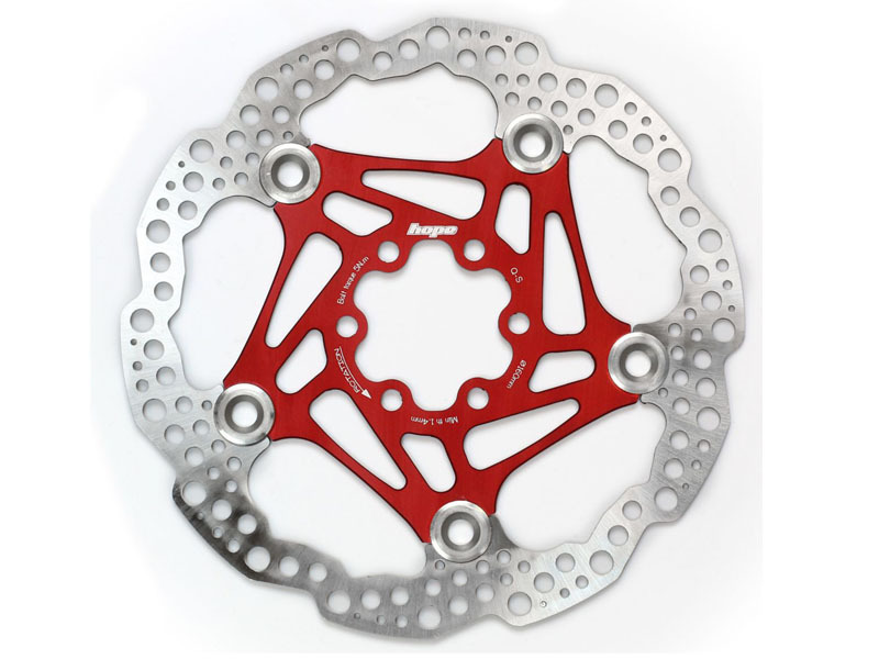 Zoom Floating Disc Brake Rotor 160mm - 6 Bolt Stainless Steel For Road & Mountain Bikes (Purple)