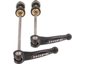 HOPE Wheels Skewers Steel Pair Black
