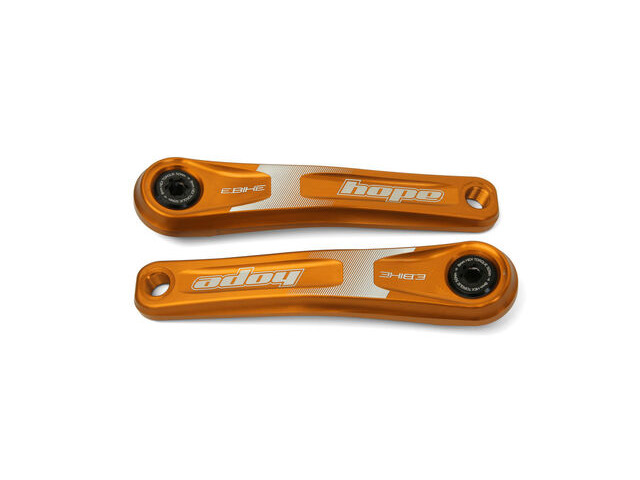 HOPE Ebike Cranks 155mm Orange Specialized Offset click to zoom image