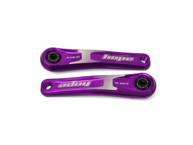 HOPE Ebike Cranks 155mm Purple Specialized Offset click to zoom image