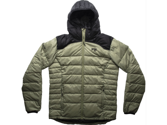 FOX SUSPENSION Fox Evol Puffa Jacket Sage in XL click to zoom image