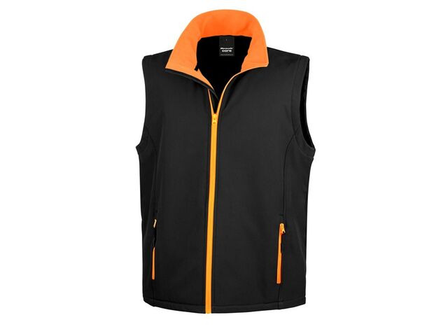 RUSH Custom Soft Shell Gillet Windproof click to zoom image