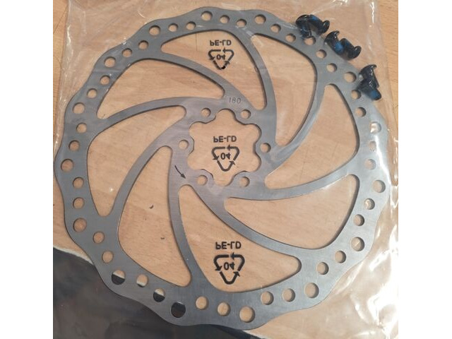 RUSH Budget 180mm 6 Bolt Rotor including bolts click to zoom image