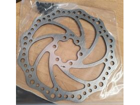 RUSH Budget 160mm 6 Bolt Rotor including bolts